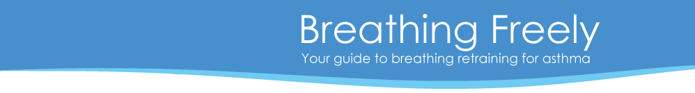 Banner image: Breathing Freely. Your guide to breathing retraining for asthma